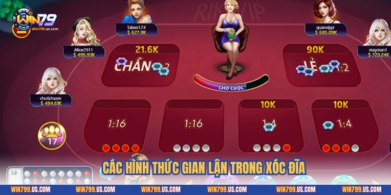 Các hình thức gian lận trong xóc đĩa