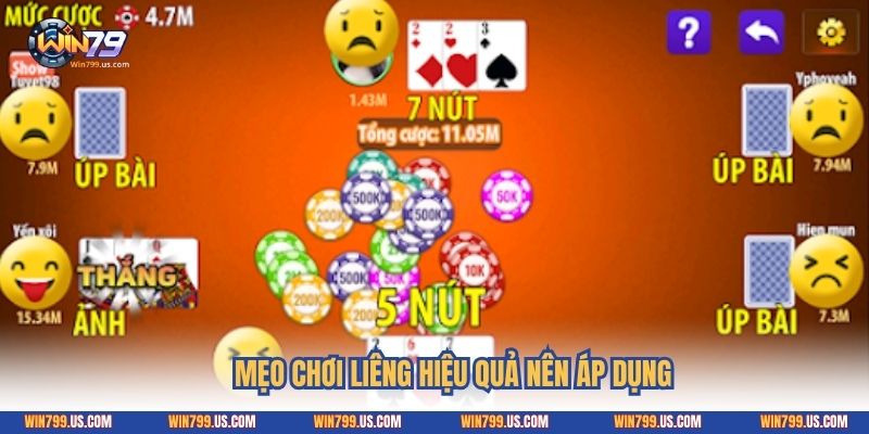 Mẹo chơi liêng hiệu quả nên áp dụng