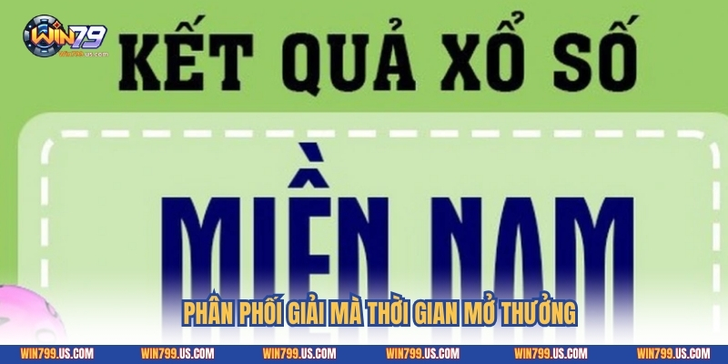 Phân phối giải mà thời gian mở thưởng